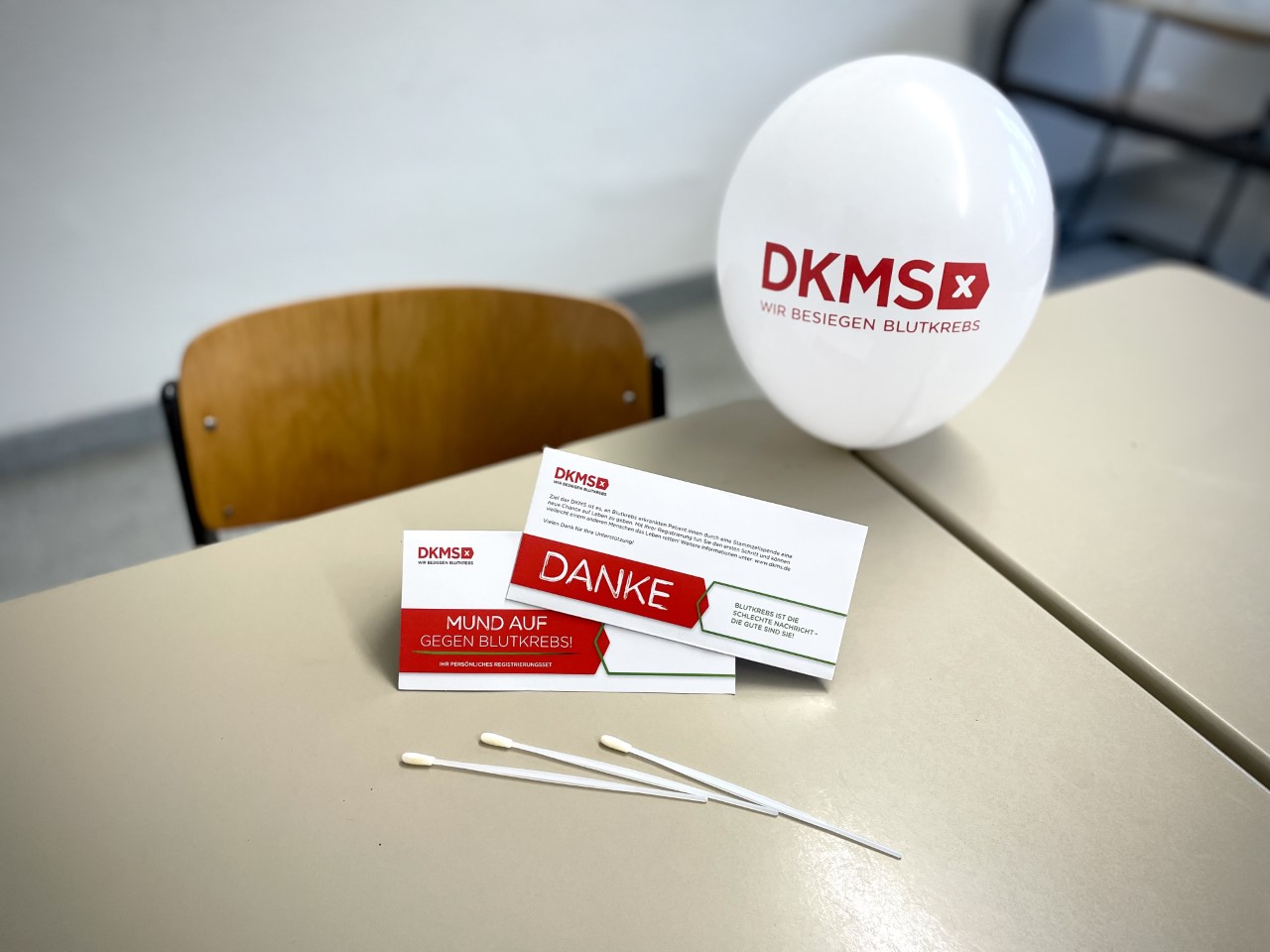 Unterstützung der Deutschen Knochenmarkspenderdatei (DKMS)